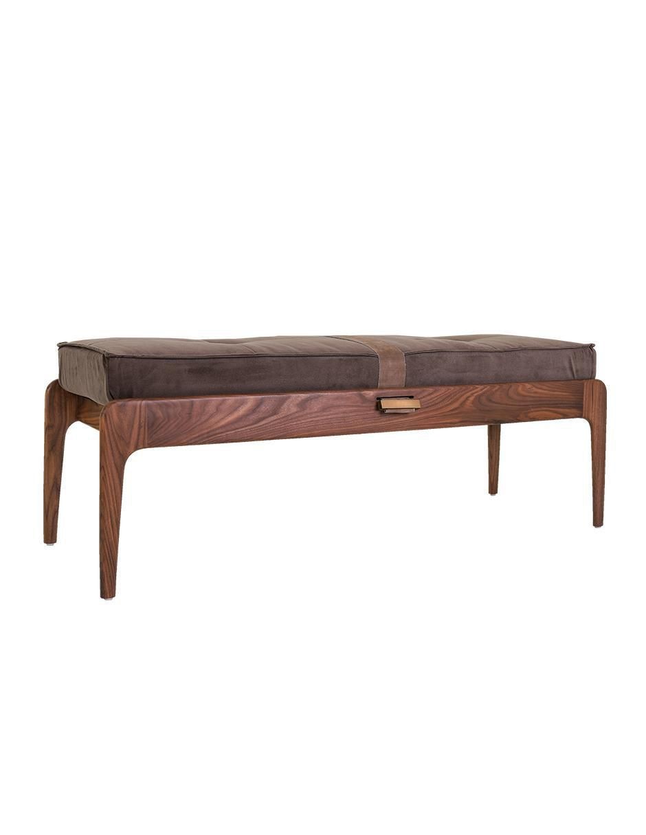 Banca Hygge de madera nogal Banca Hygge de madera nogal