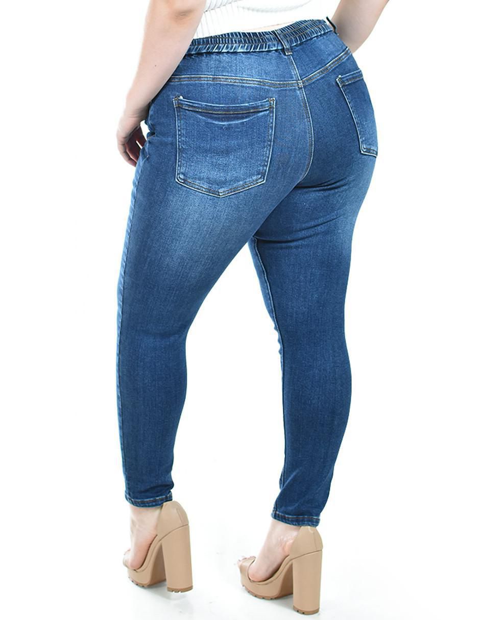 Jeans skinny j-kyr-3918-medio para mujer 4