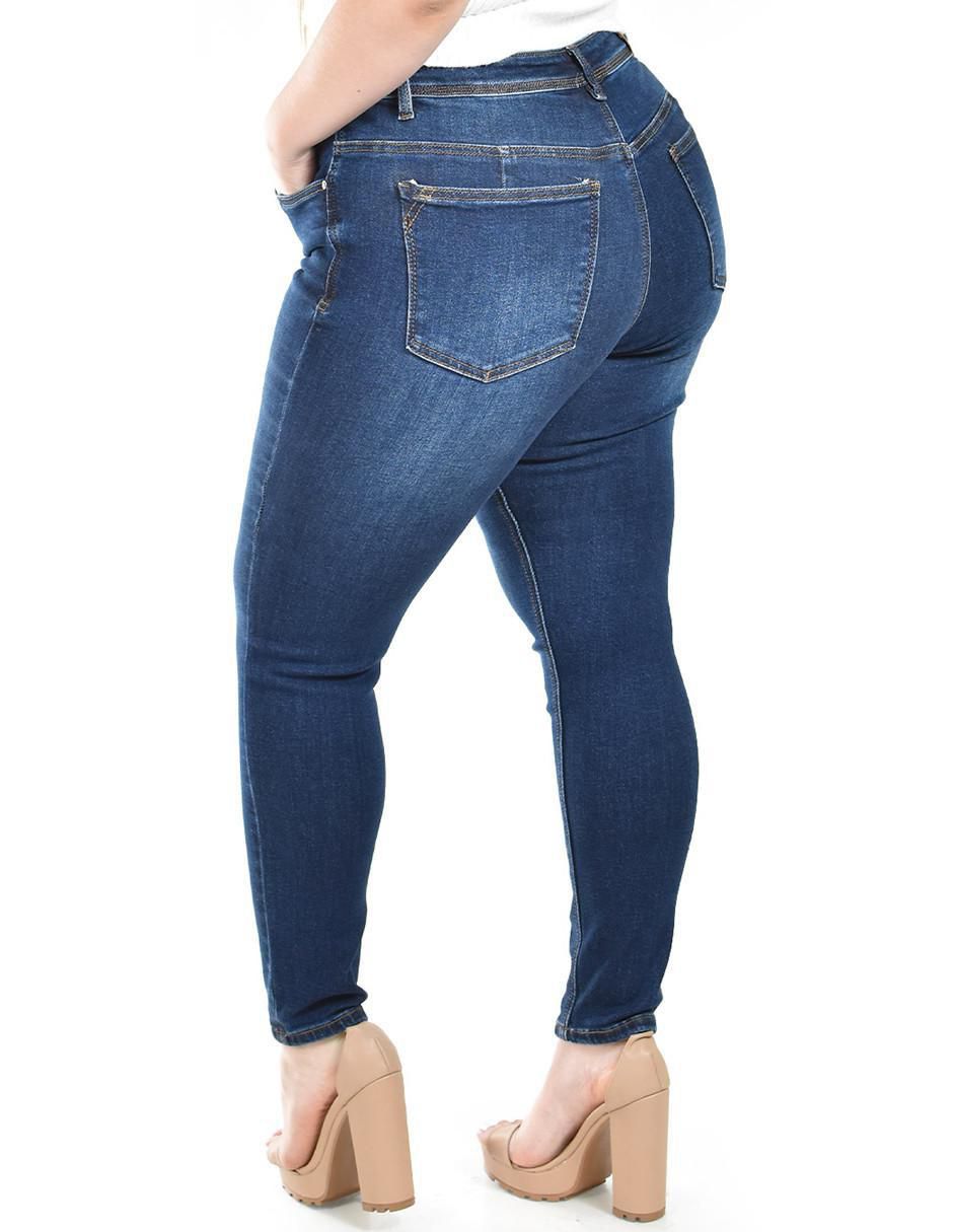 Jeans skinny j-kyr-3920-dark para mujer