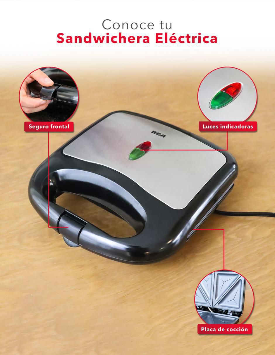 SANDWICHERA RC-SW1 RCA, NEGRO