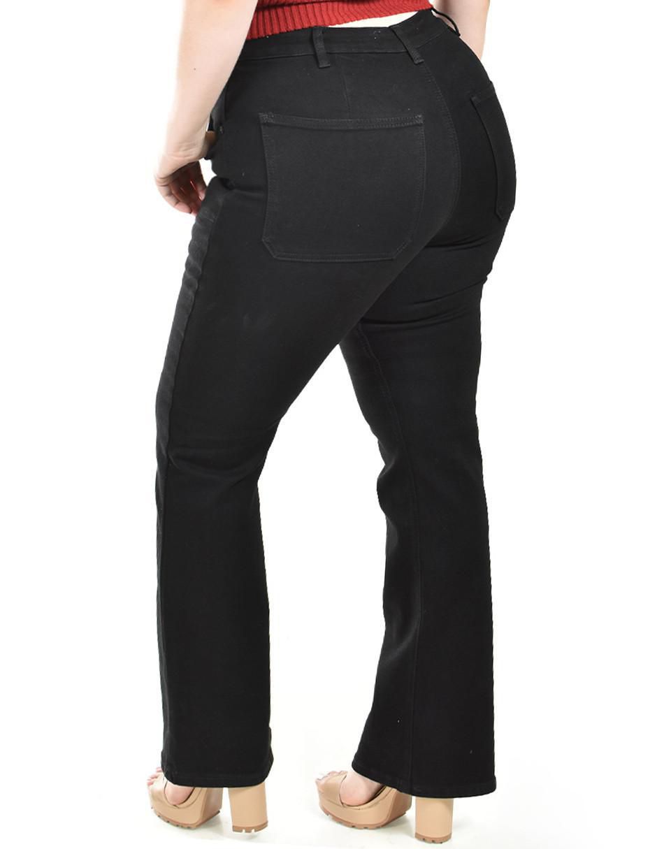 Jeans boot j-kyr-3728-negro para mujer 4