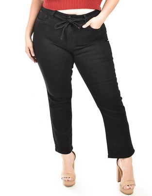 Jeans straight k-kyr-3723-negro para mujer Jeans straight k-kyr-3723-negro para mujer