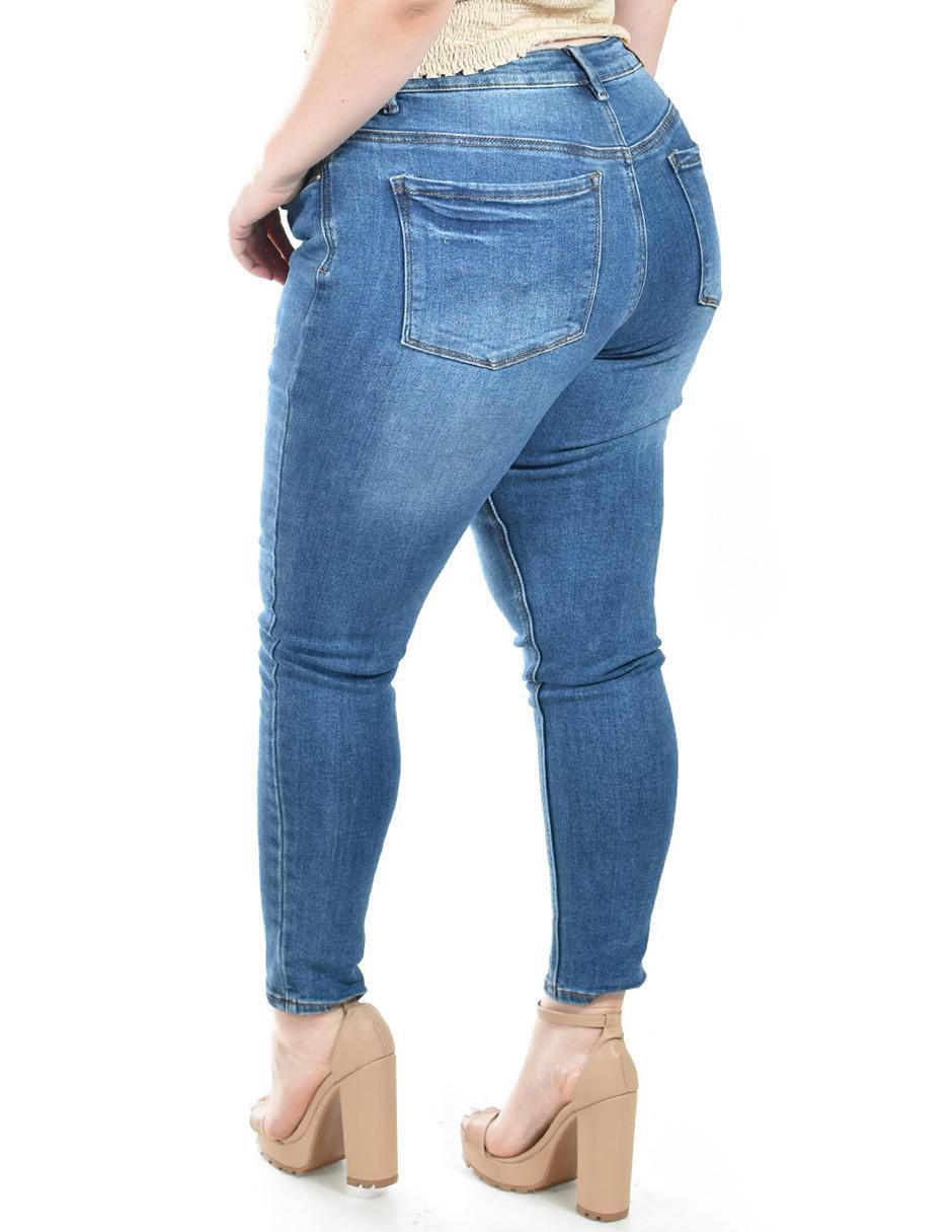Jeans skinny j-kyr-3921-medio para mujer