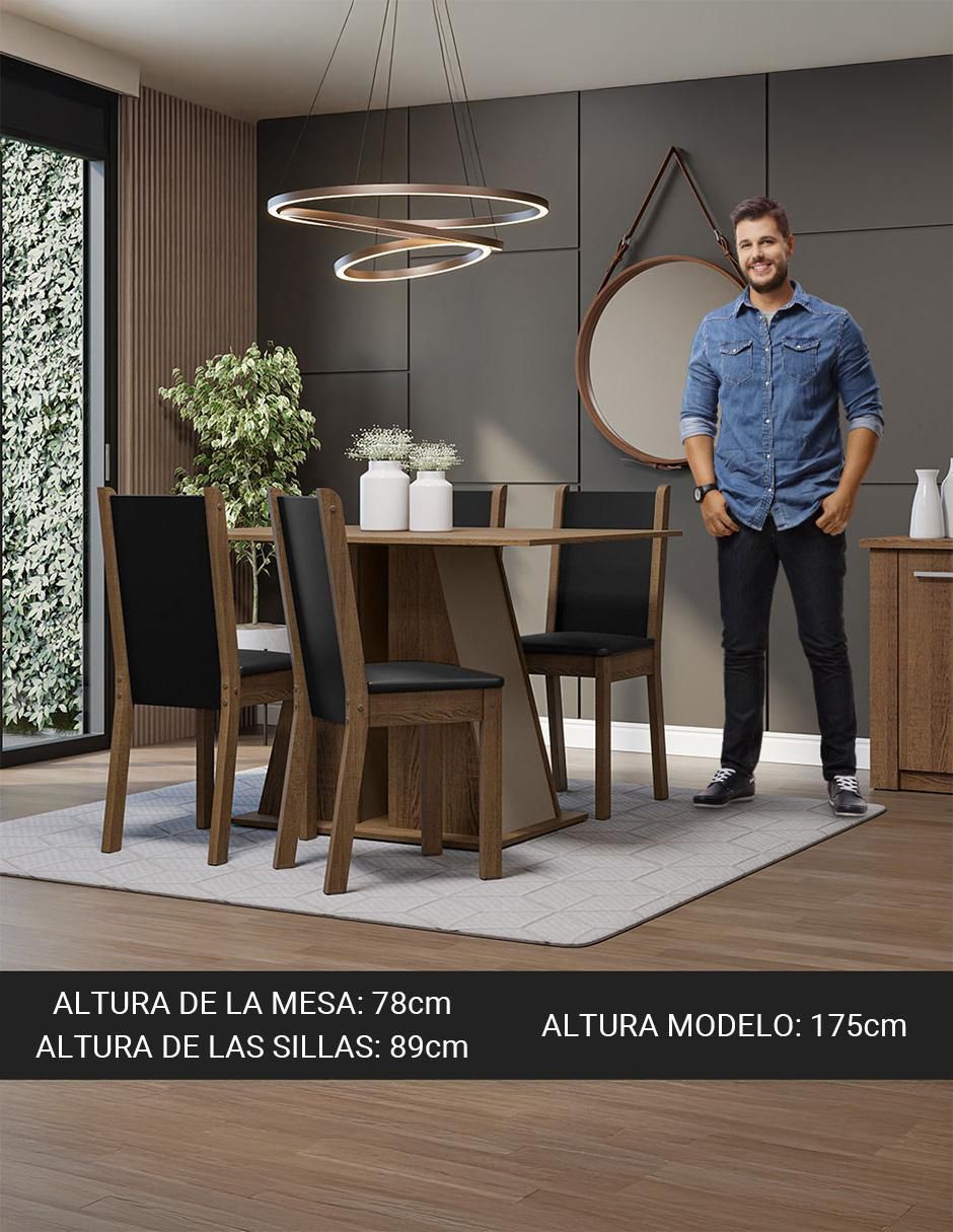 Comedor Sophie para 4 personas