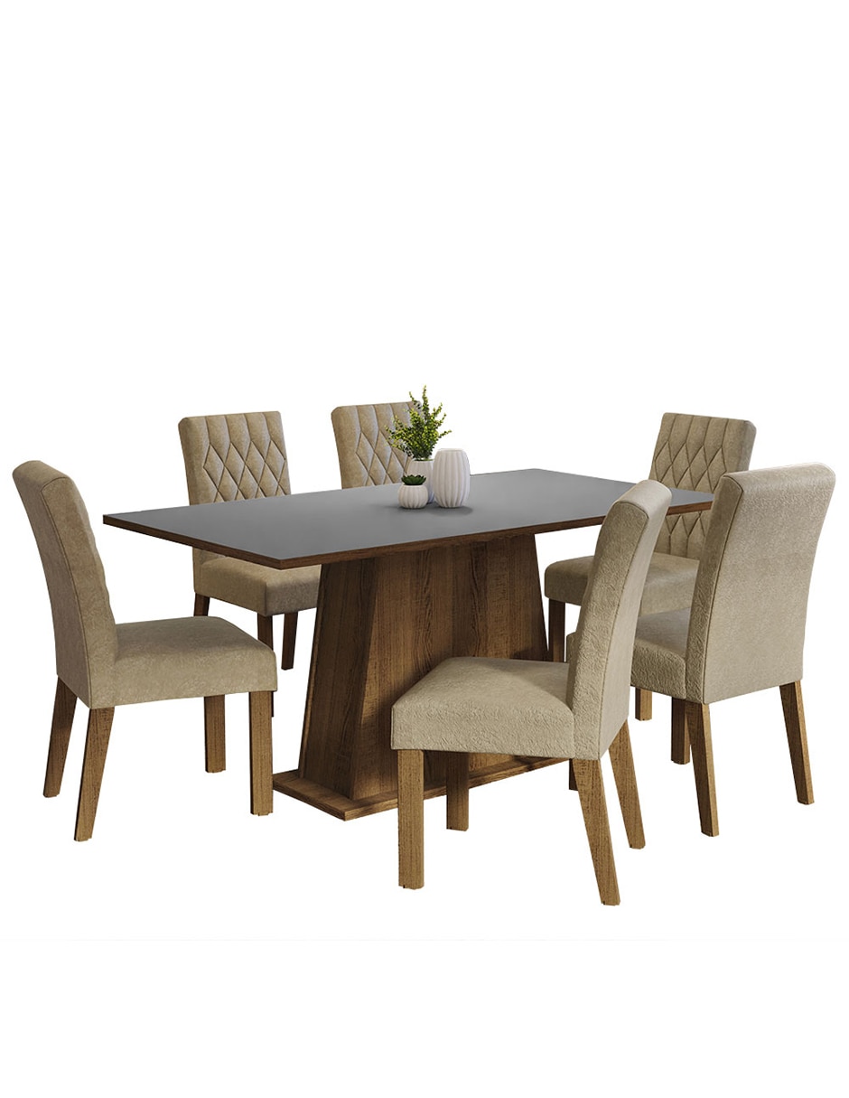 Comedor britney para 6 personas