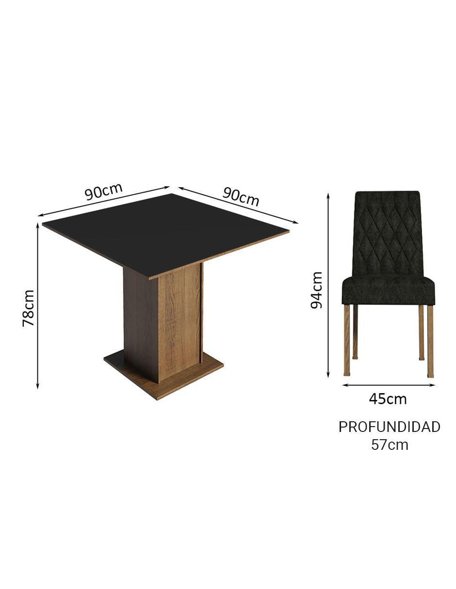 Comedor livia para 4 personas