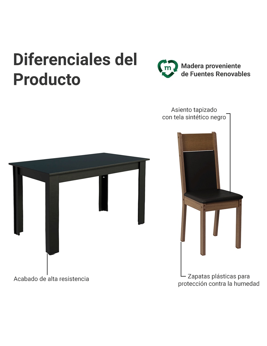 Comedor havana para 4 personas