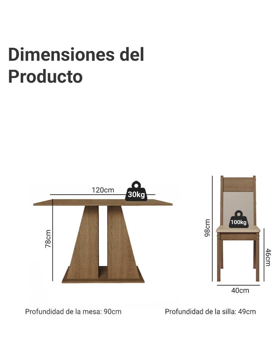 Comedor beverly para 2 personas 8