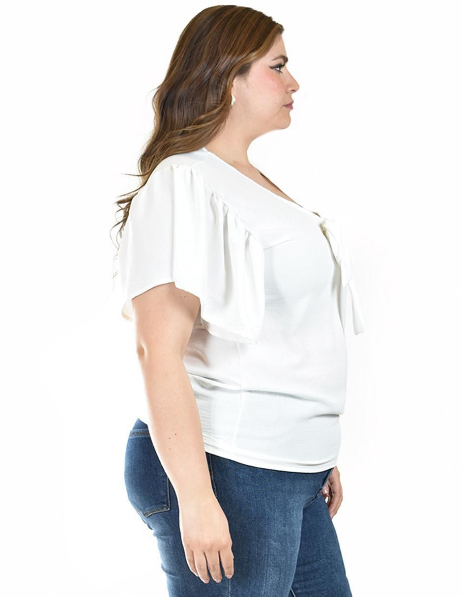 Blusa manga corta para mujer 7