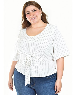 Blusa manga al codo para mujer 1