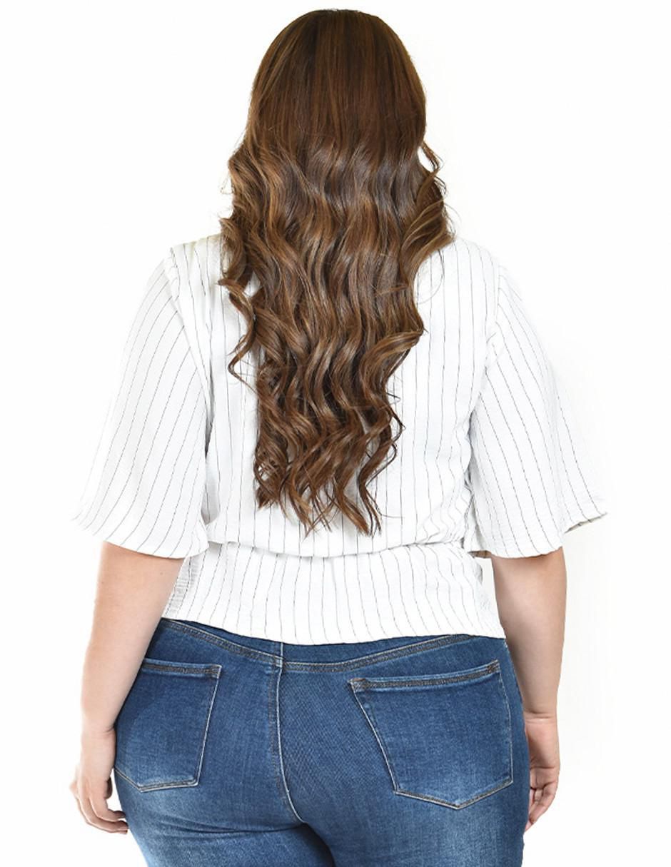 Blusa manga al codo para mujer 7