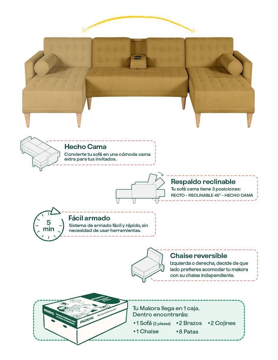 Sala modular de lino 5