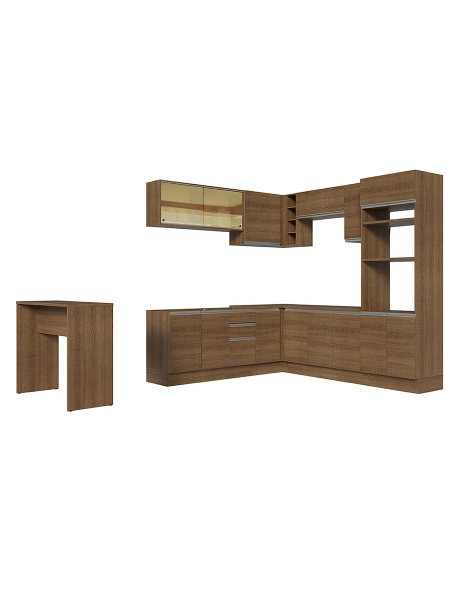Cocina integral madera