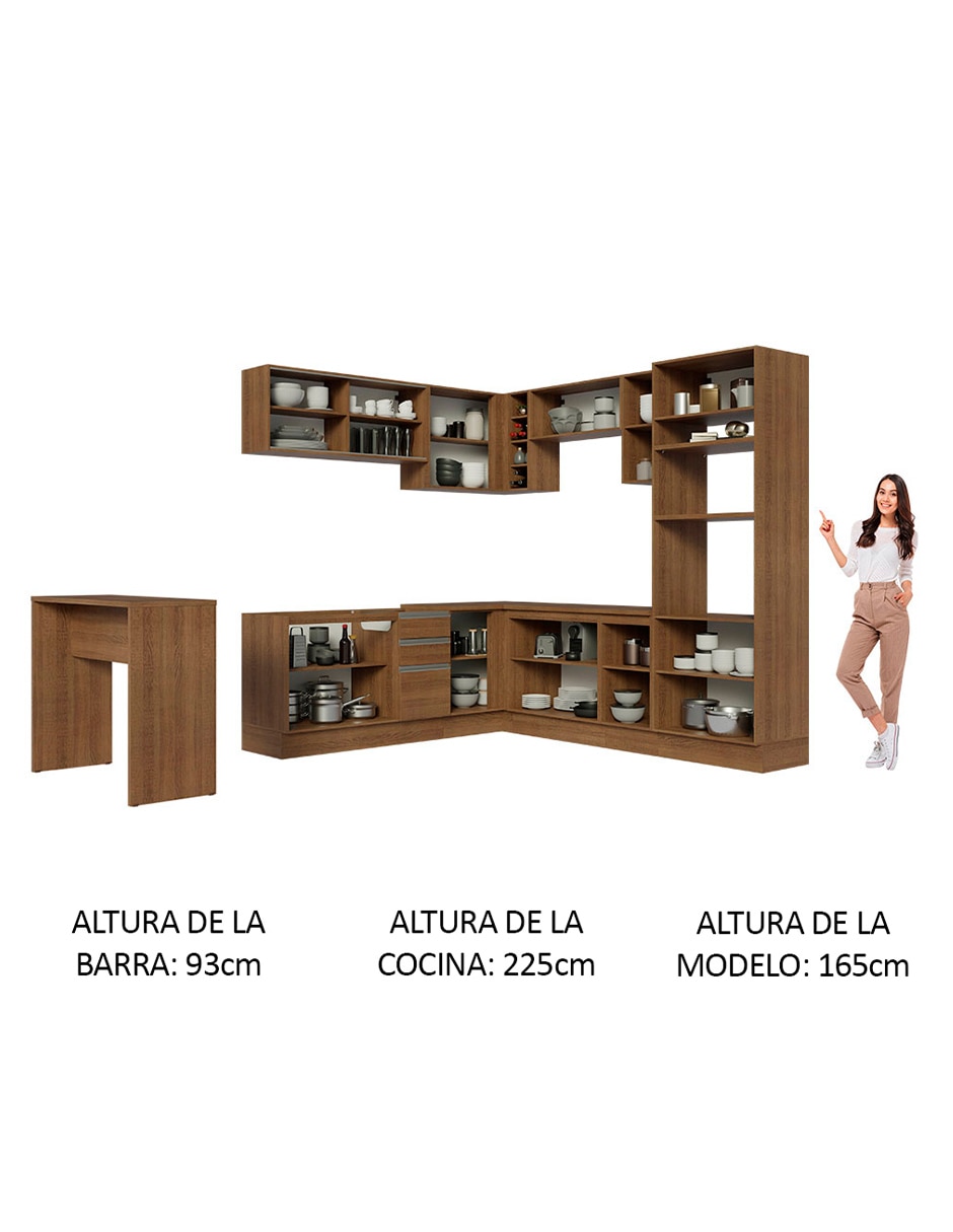 Cocina integral madera 9