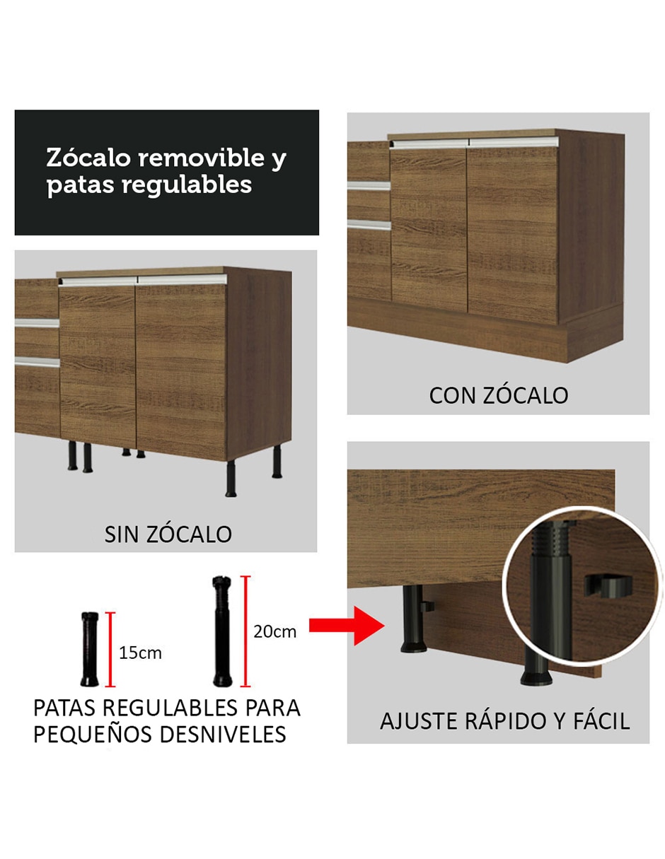 Cocina integral madera 4