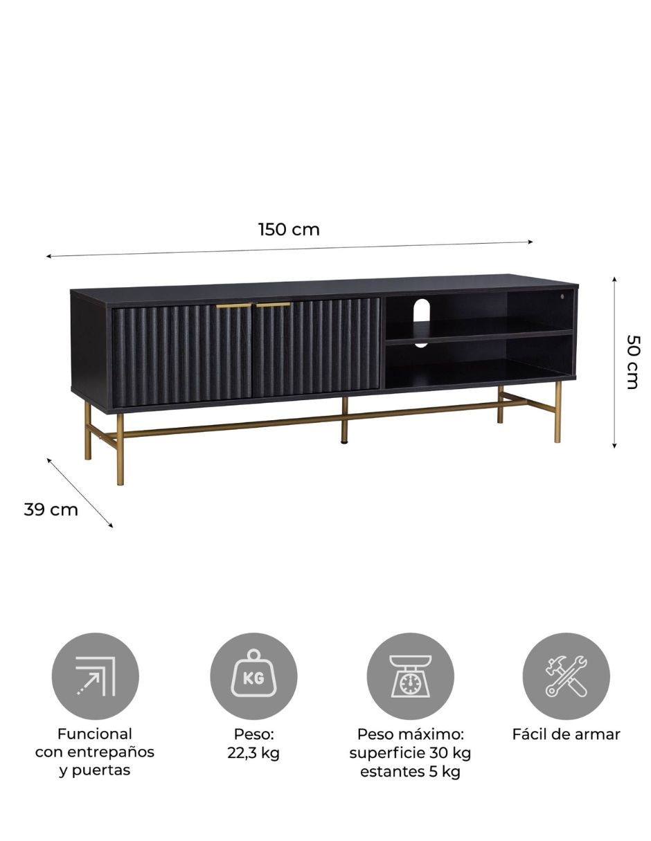 Mueble de TV armable New York de MDF 11