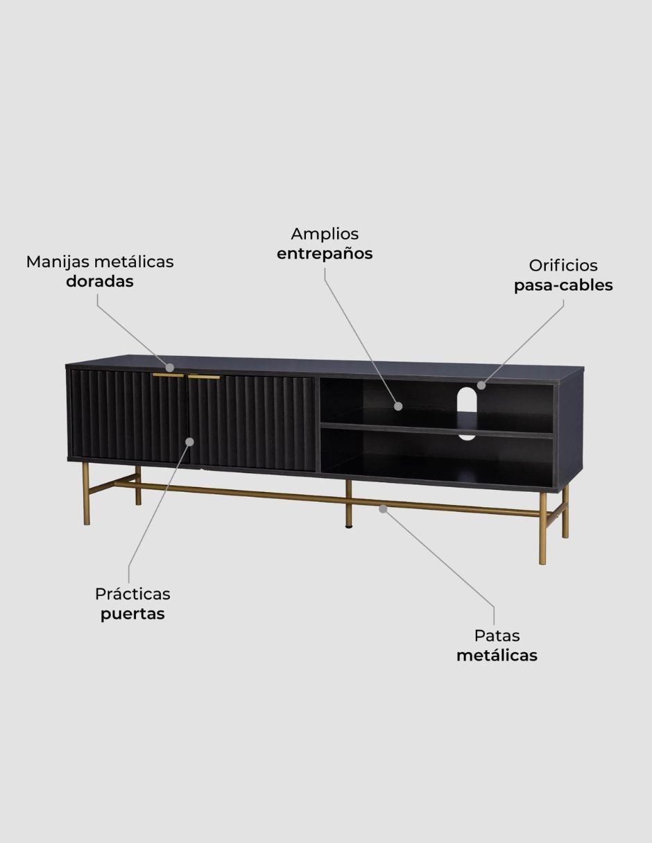 Mueble de TV armable New York de MDF 4