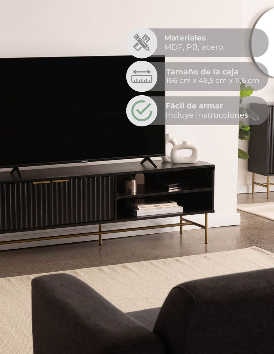 Mueble de TV armable New York de MDF 10
