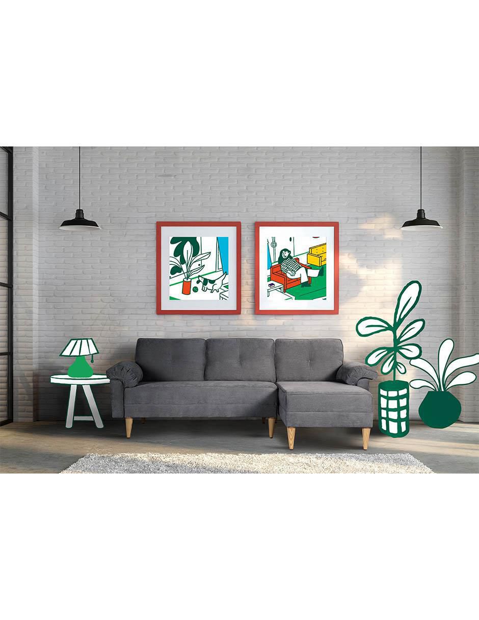 Sala modular de velvet 6