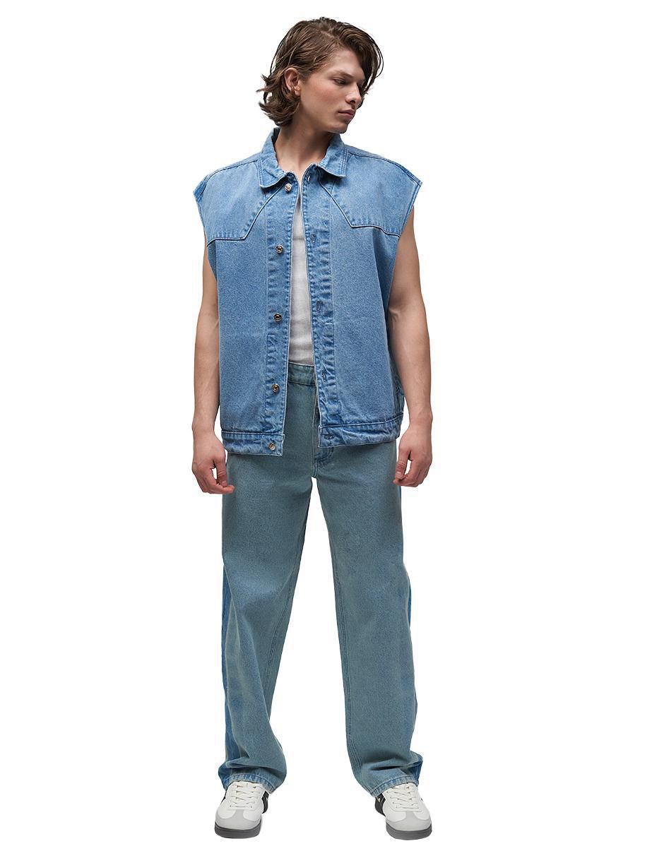 Chaleco mezclilla para hombre