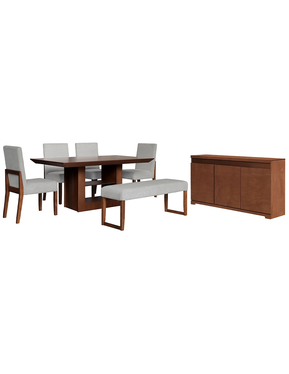 Mesa de comedor armable tremont 5