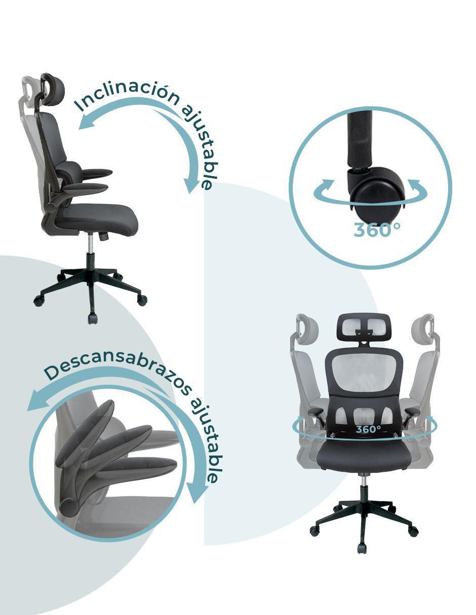 Silla de escritorio Bessan 7