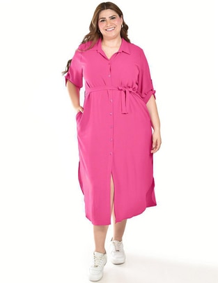 Vestido midi casual para mujer Vestido midi casual para mujer