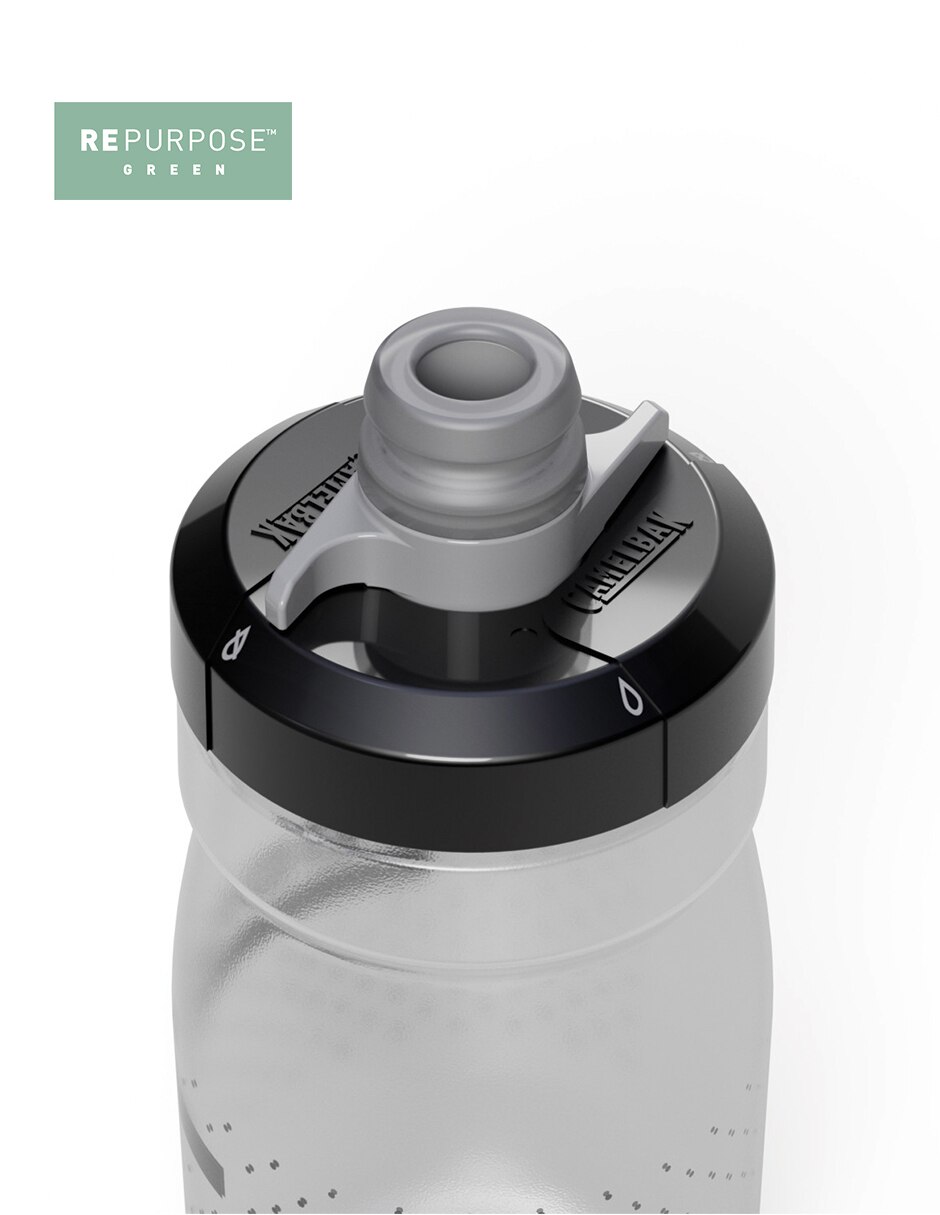Ánfora de plástico Podium con tapa push pull 3