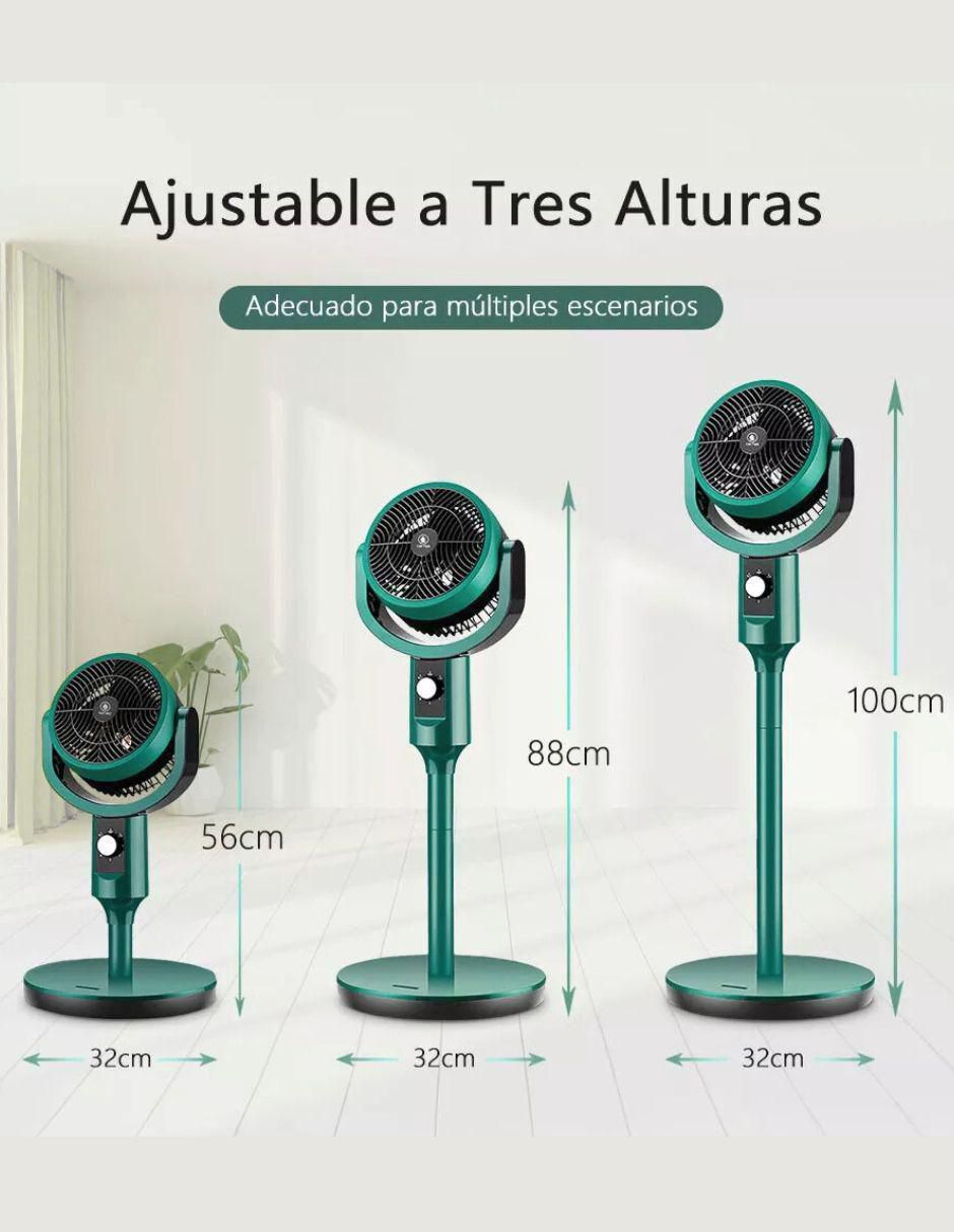 VENTILADOR DE PEDESTAL VEN 24 C, VERDE 2