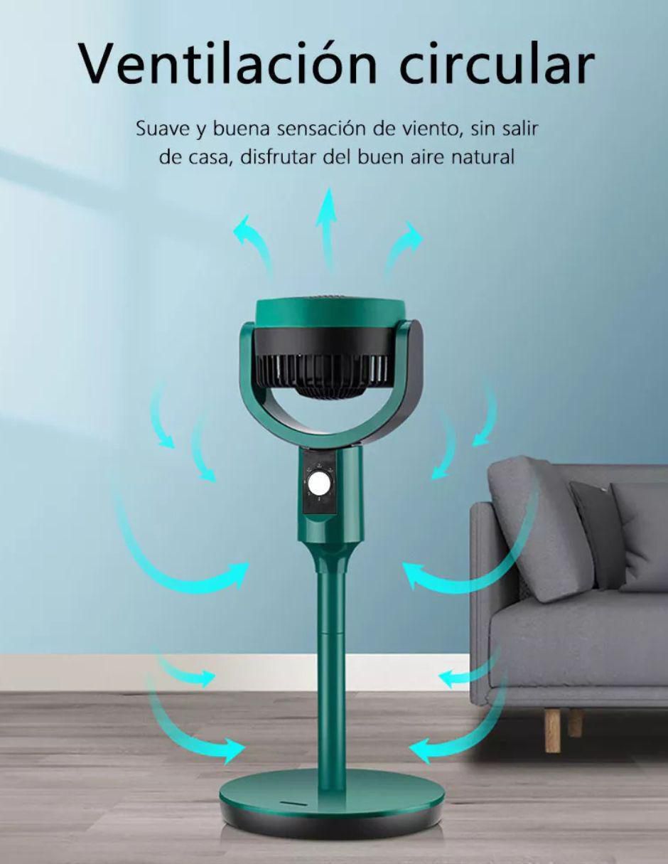 VENTILADOR DE PEDESTAL VEN 24 C, VERDE 3