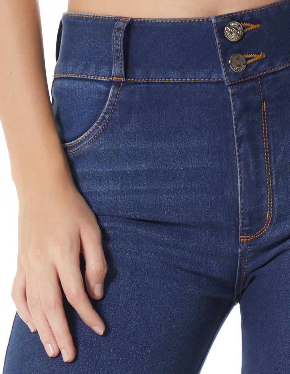 Jeans skinny Studio básico a la cintura para mujer 5