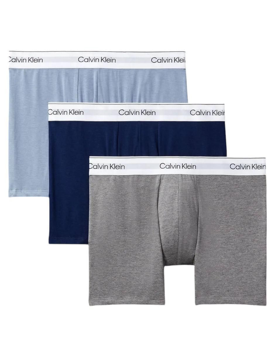 Set de bóxer brief Calvin Klein de algodón para hombre 3 piezas 3