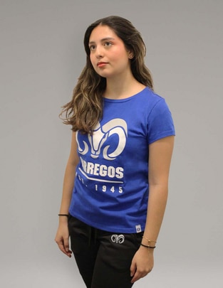 Playera manga corta cuello redondo para mujer Playera manga corta cuello redondo para mujer