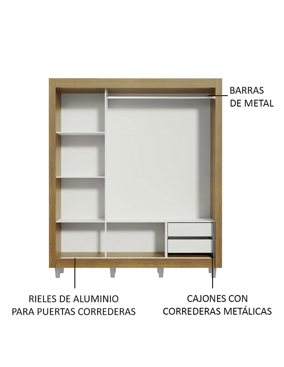 Ropero Lyon de MDP 4