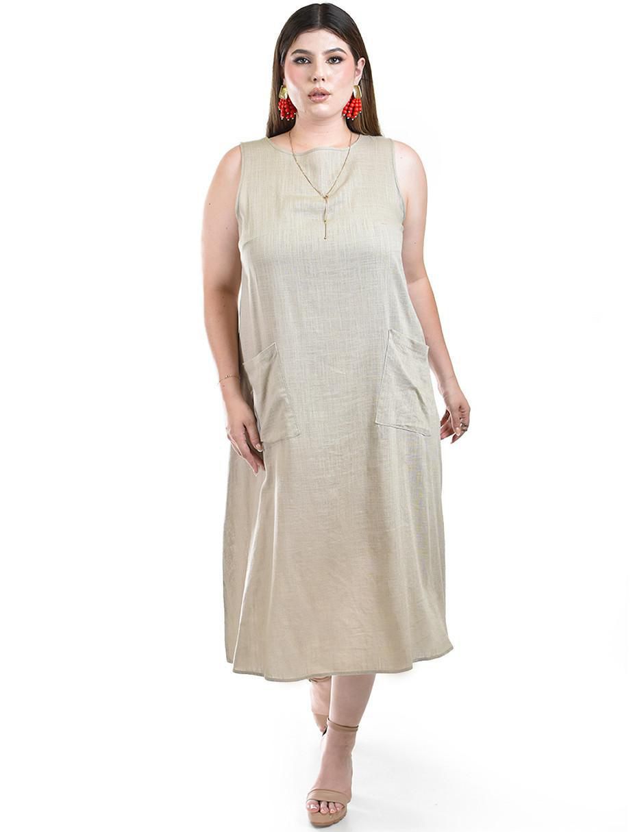 Vestido midi casual para mujer