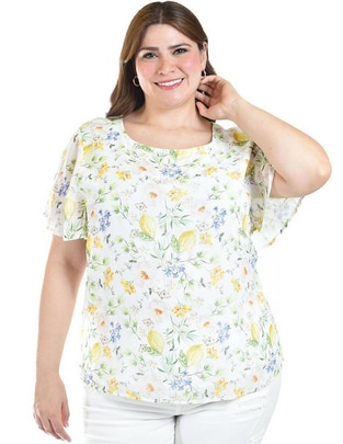 Blusa manga corta para mujer 1