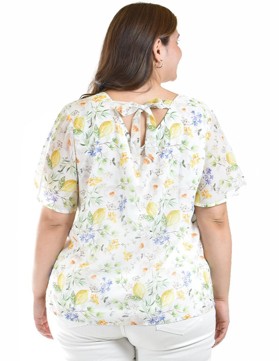 Blusa manga corta para mujer 8