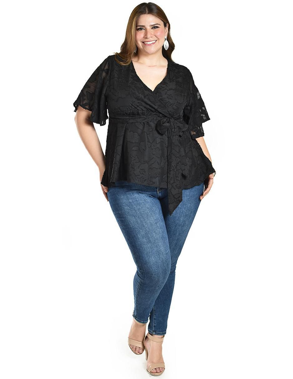 Blusa manga corta para mujer 11