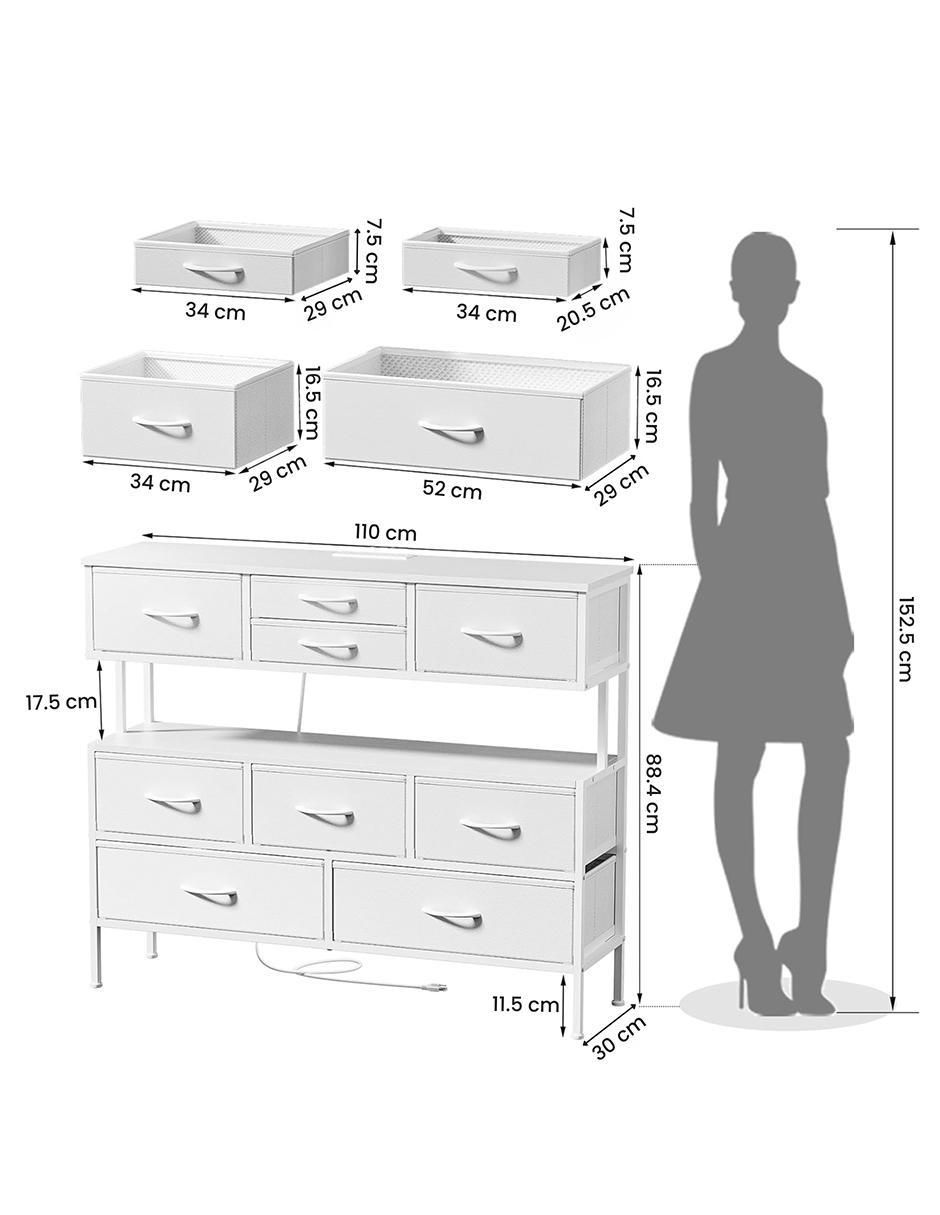 Mueble de TV armable de acero 7