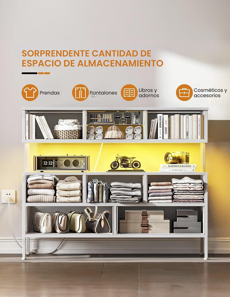 Mueble de TV armable de acero 4