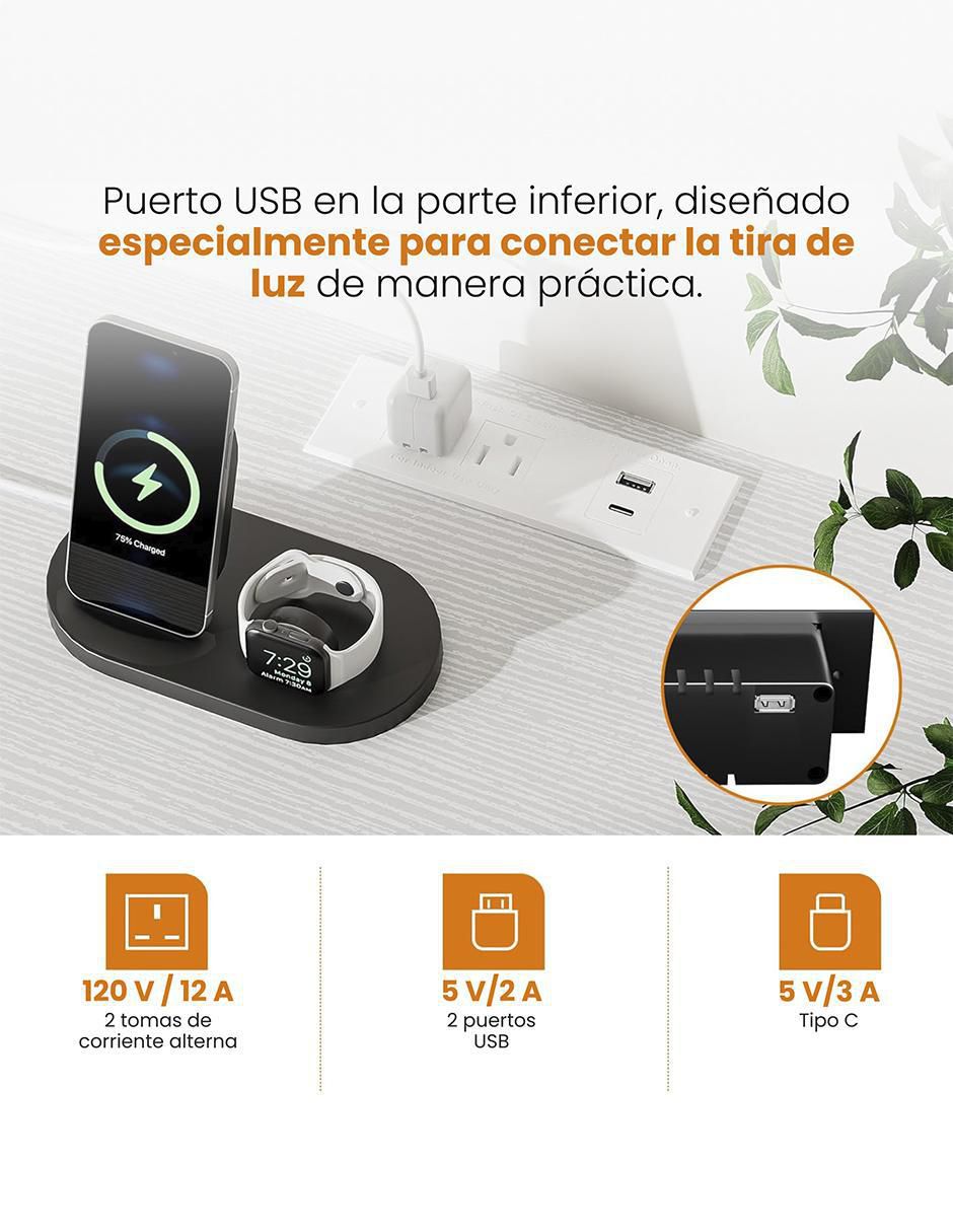 Mueble de TV armable de acero 3