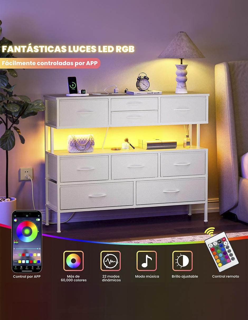 Mueble de TV armable de acero 2