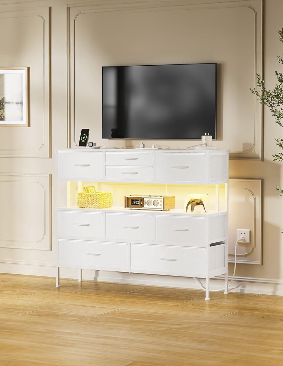 Mueble de TV armable de acero 6