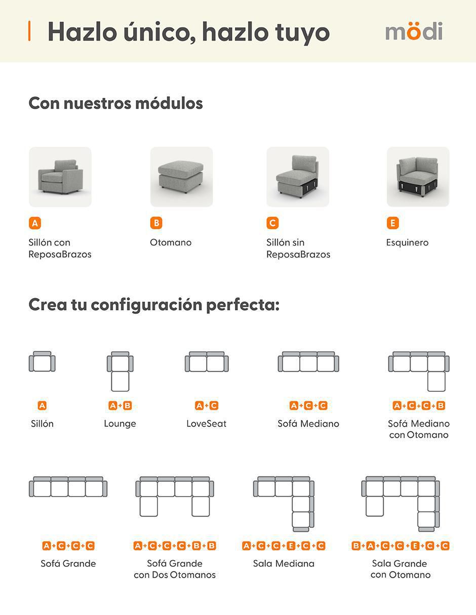 Sala modular ADAPTI de poliéster 4