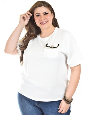 Blusa manga corta para mujer 1