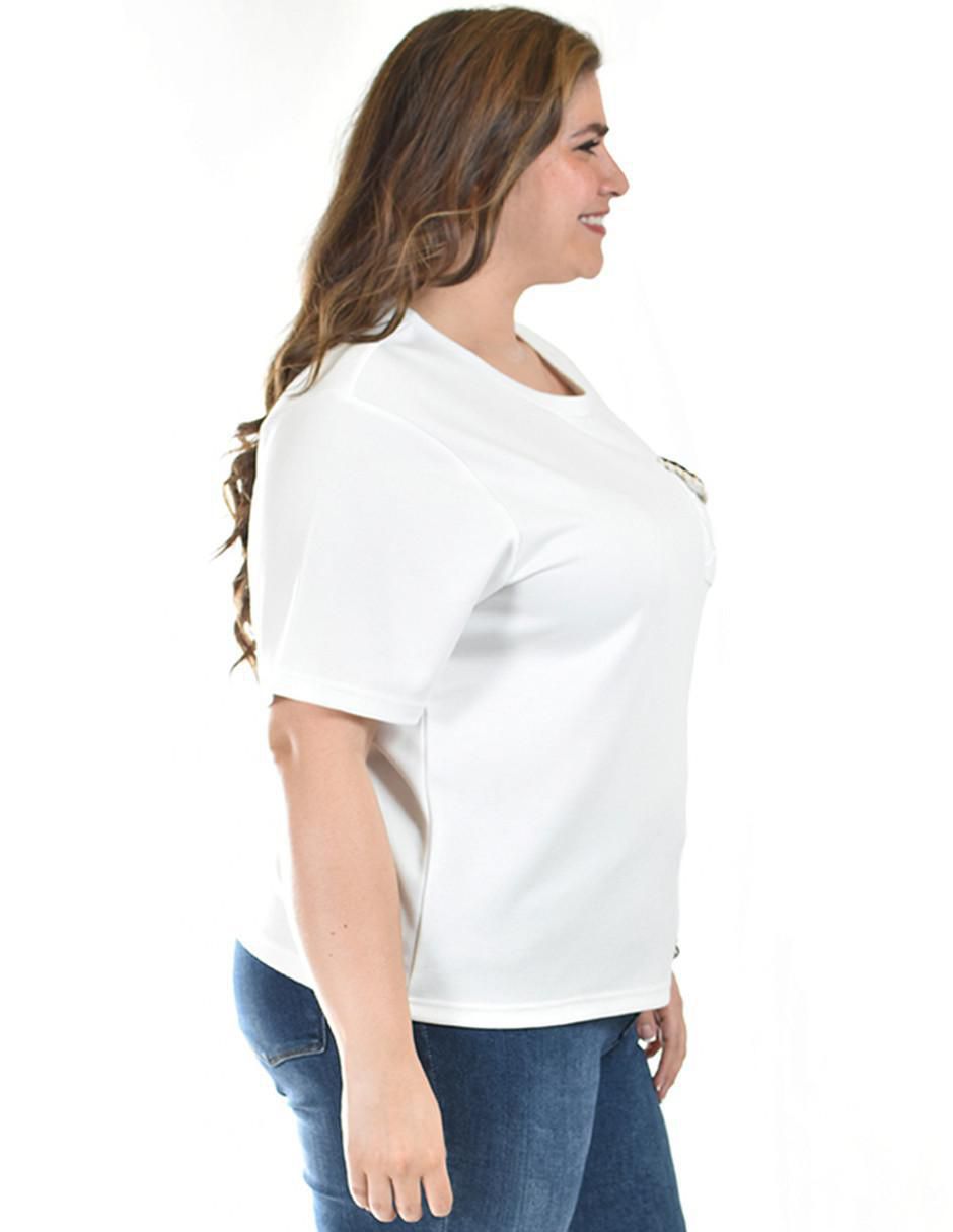 Blusa manga corta para mujer 7