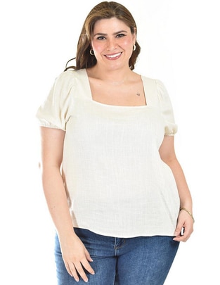 Blusa manga corta para mujer 1
