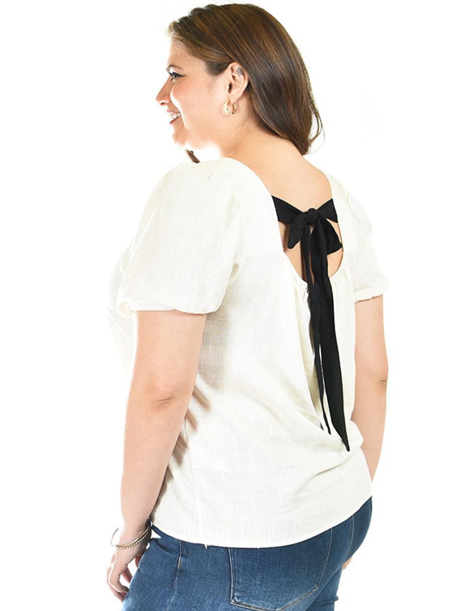 Blusa manga corta para mujer 7