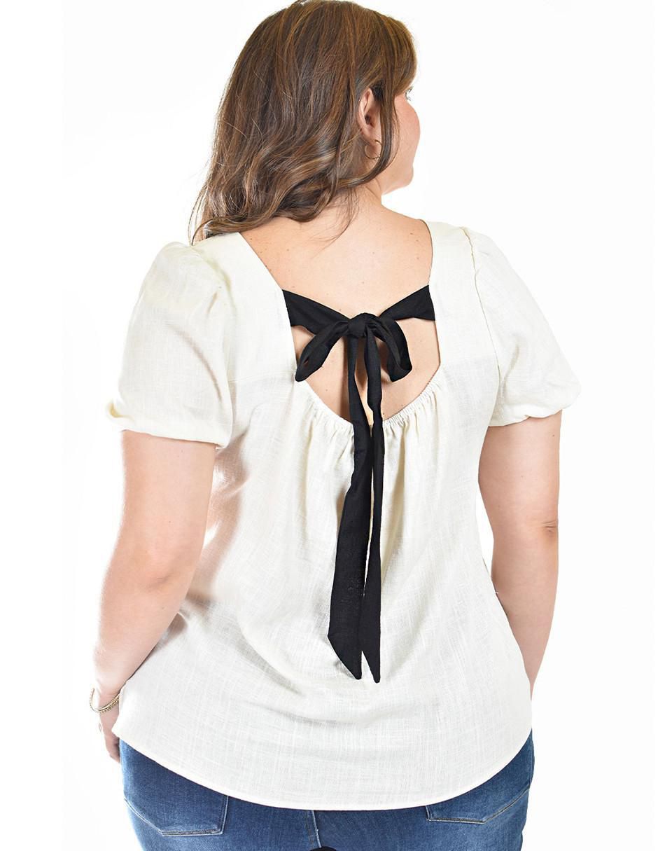 Blusa manga corta para mujer 8
