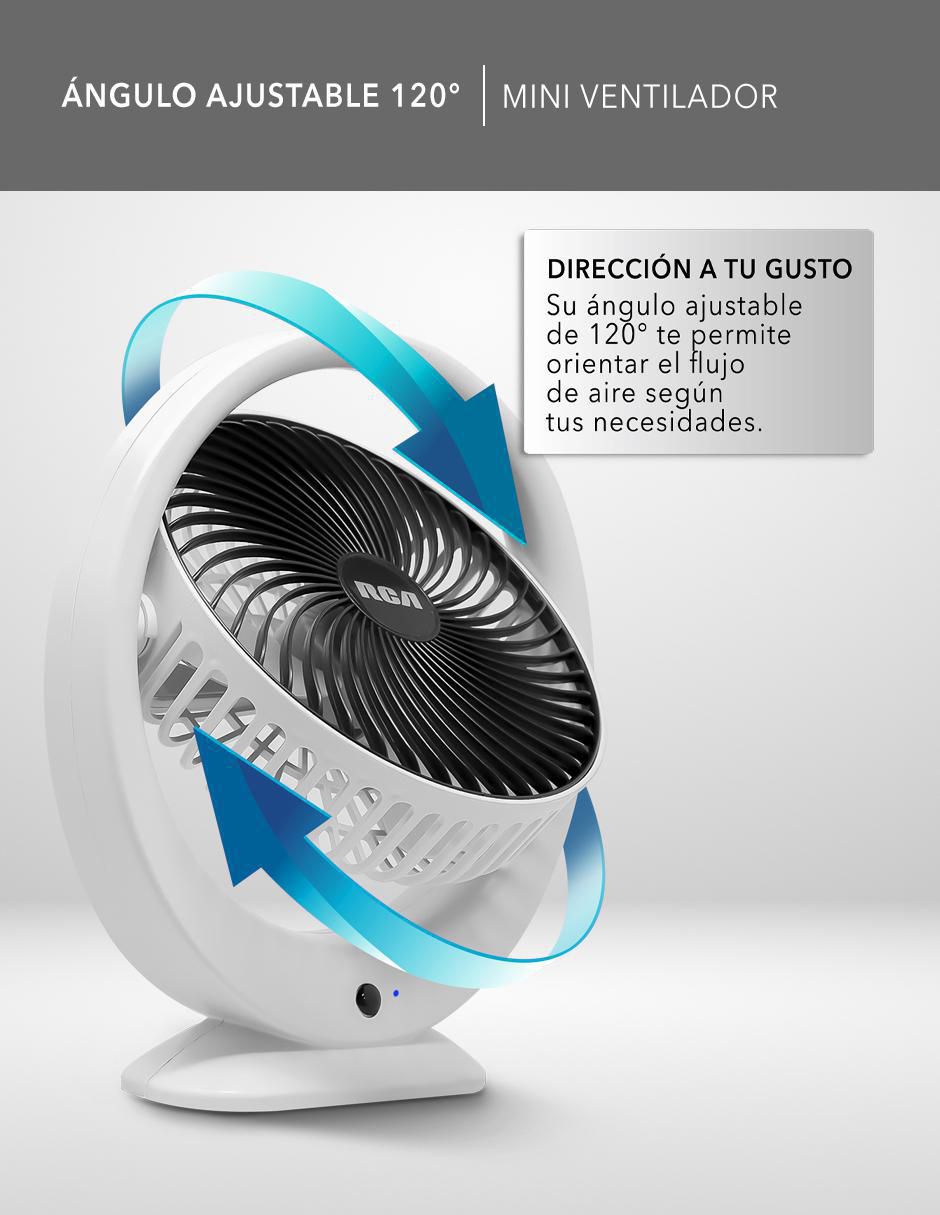 MINI VENTILADOR RC-V1 , BLANCO 7